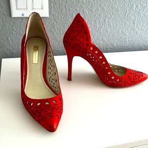 Red/orange BCBG Heels 👠